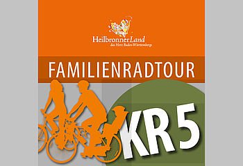 Routenplakette KR5 - Familienradtour Kraichgau