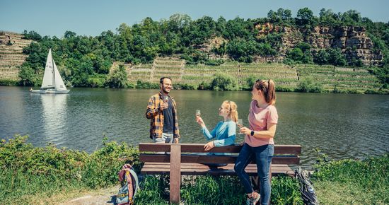 Pause am Neckartalradweg | Lauffen a.N. | HeilbronnerLand