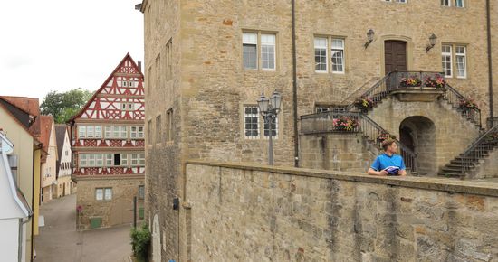 Radfahrer in Öhringen, Foto: Andi Schmid, Fotolevel München