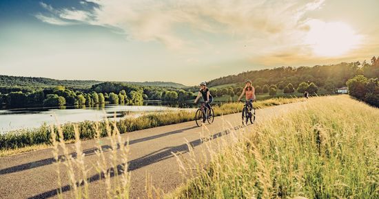 Radfahren im Naturpark Stromberg-Heuchelberg an der Ehmetsklinge | Zaberfeld | HeilbronnerLand