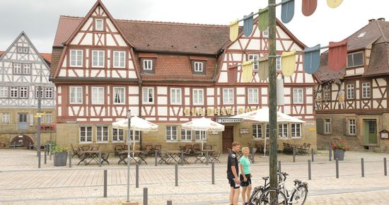 Radfahrer in Neuenstein (Foto: Andi Schmid)