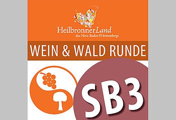 Routenplakette SB3 - Wein & Wald Runde Schozachtal