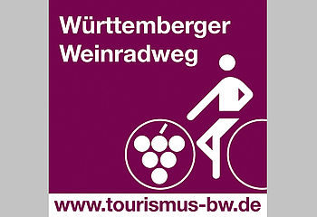 Routenplakette - Württemberger Weinradweg