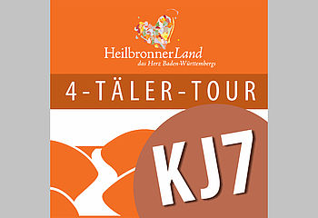 Routenplakette KJ7 - 4-Täler-Tour