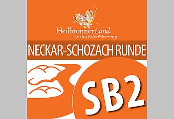 Routenplakette SB2 - Neckar-Schozach-Runde