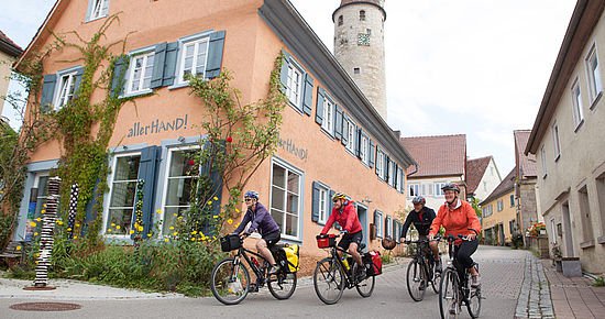 Radler in Kirchberg an der Jagst (Foto: Michael Schultz)