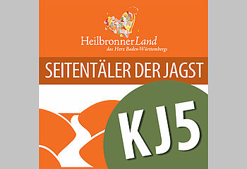 Routenplakette KJ - Seitentäler der Jagst