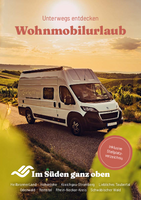Wohnmobil vor Weinberg