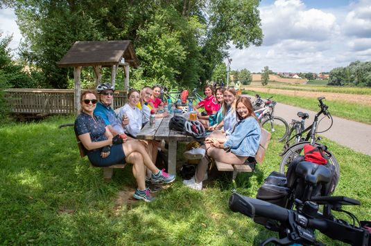 Radtour - Rastplatz an der Leimbachroute