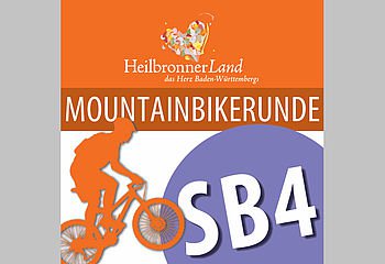 Routenplakette SB4 - Montainbikerunde Schozachtal