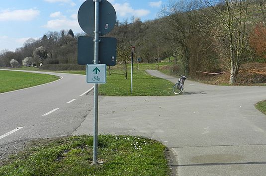 Radwegebeschilderung Radwegebeschilderung
